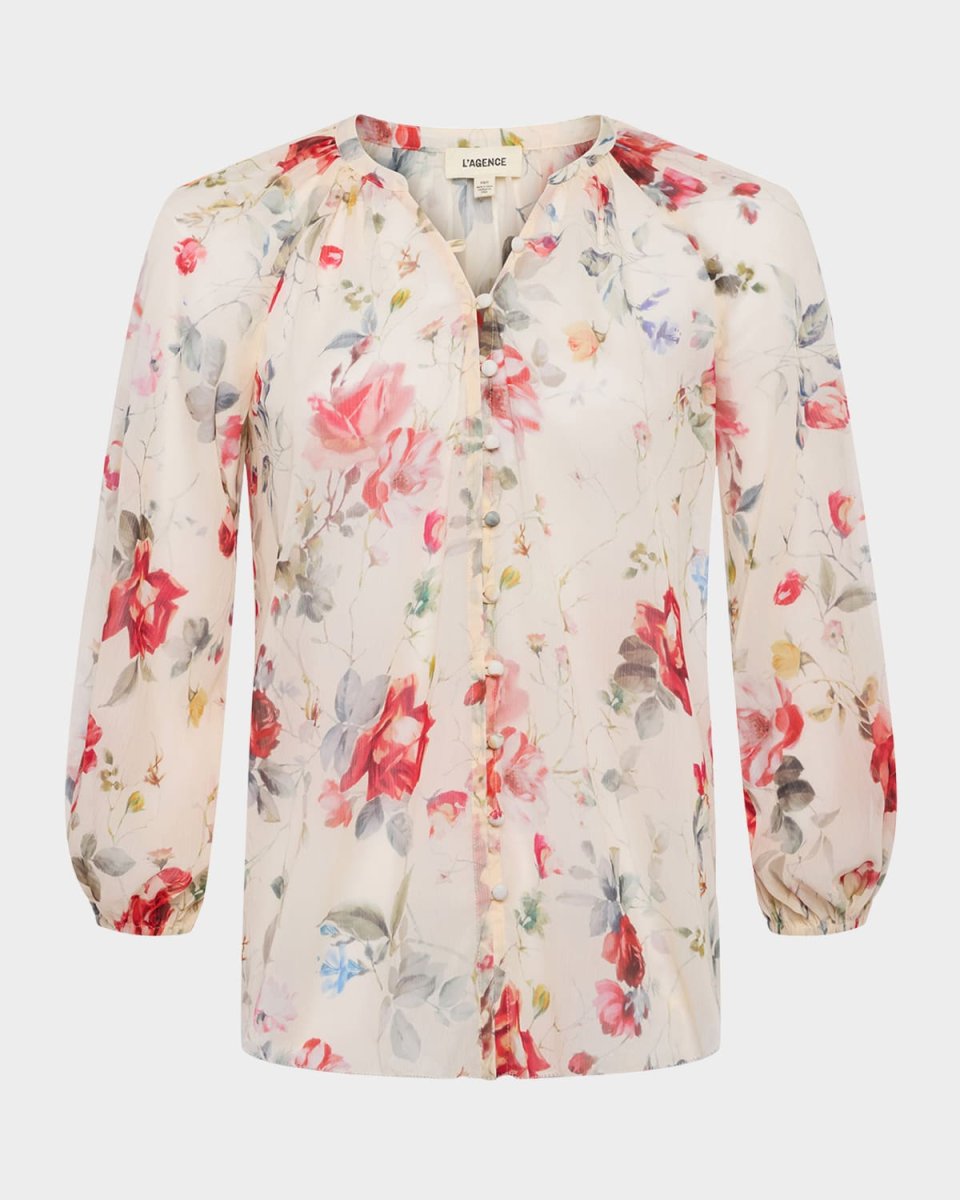 Teagan Dolman-Sleeve Blous